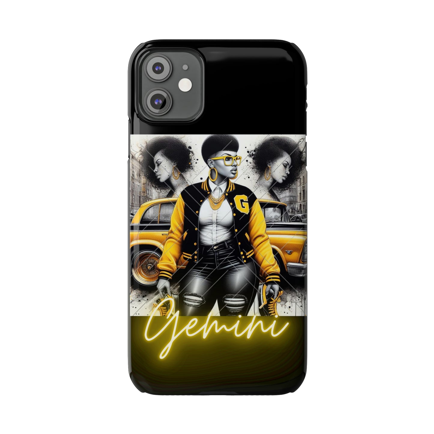 Gemini blk Phone Cases - Phone Case