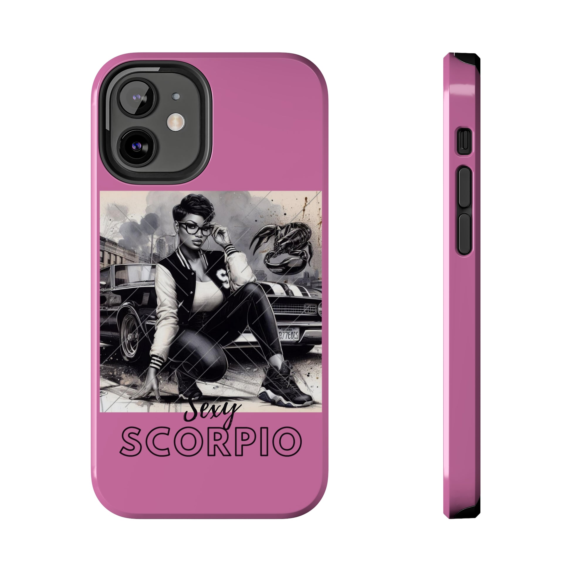 Scorpio Pink Tough Phone Cases - Phone Case