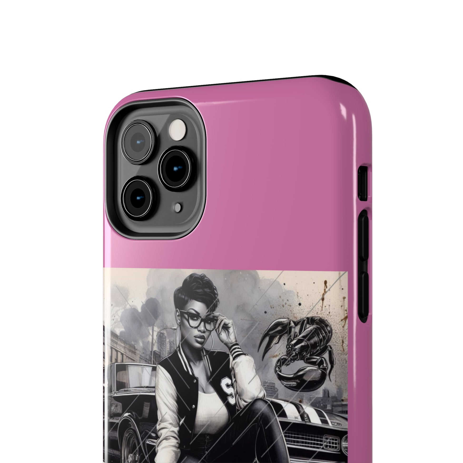 Scorpio Pink Tough Phone Cases - Phone Case