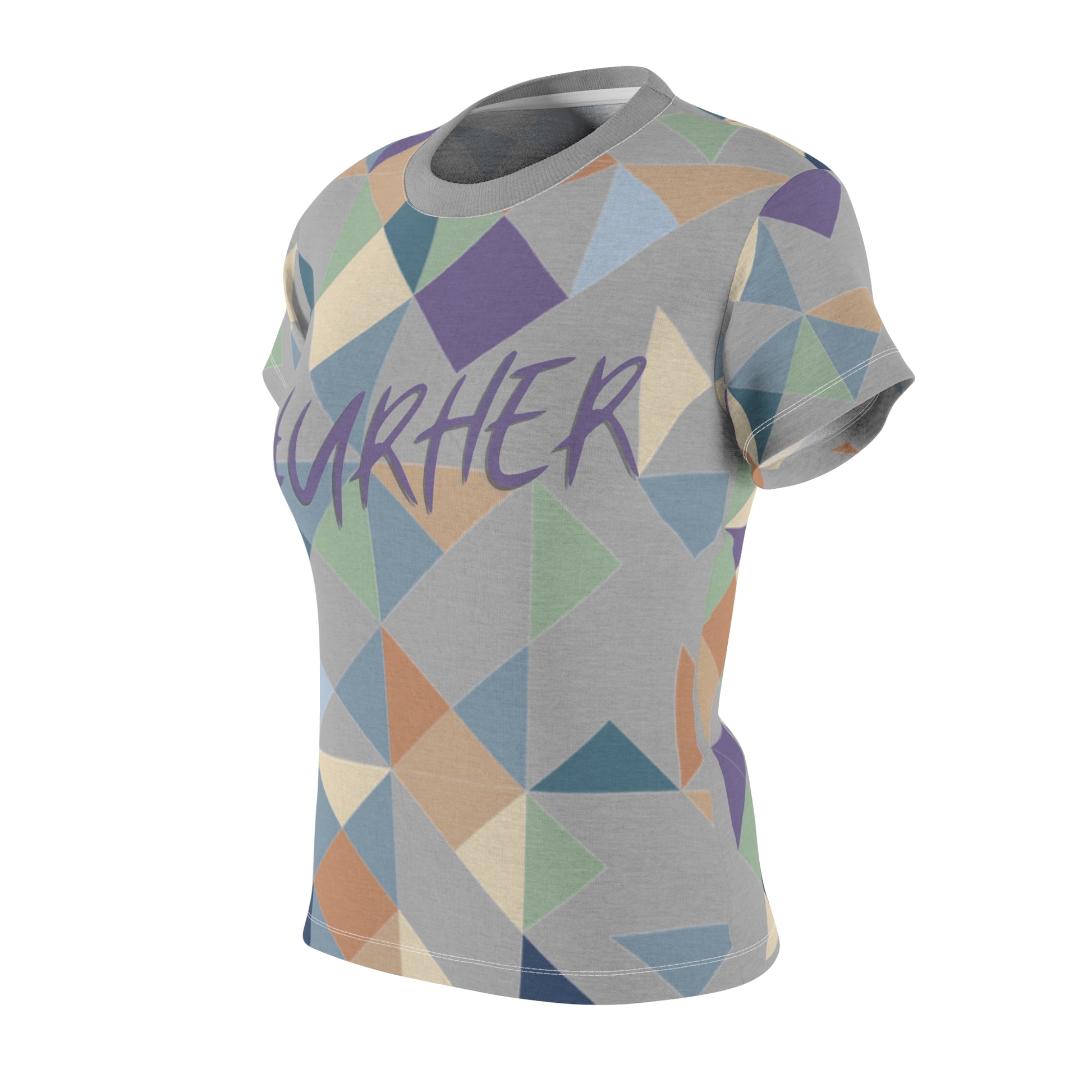 Geo Grey #URHER Shirt - All Over Prints