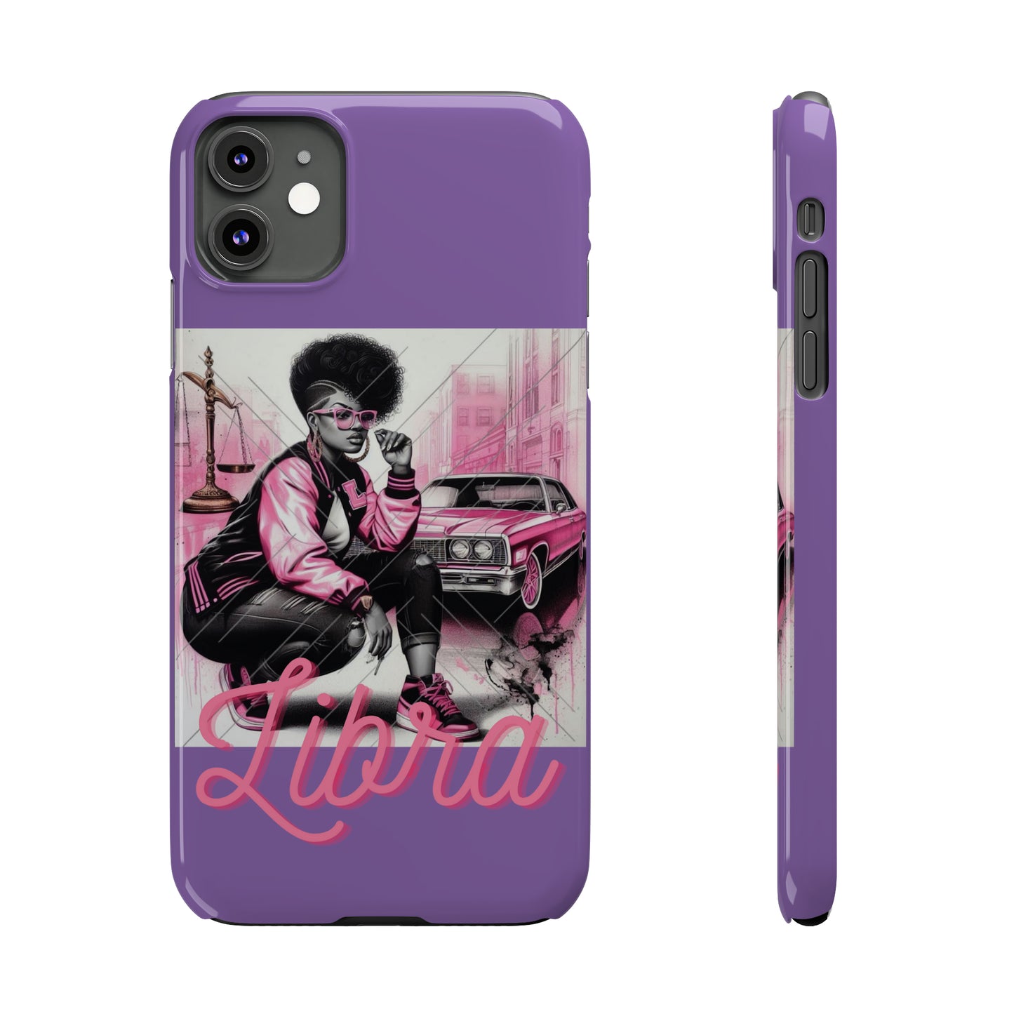 Libria Purple Phone Cases - iPhone 11 - Phone Case