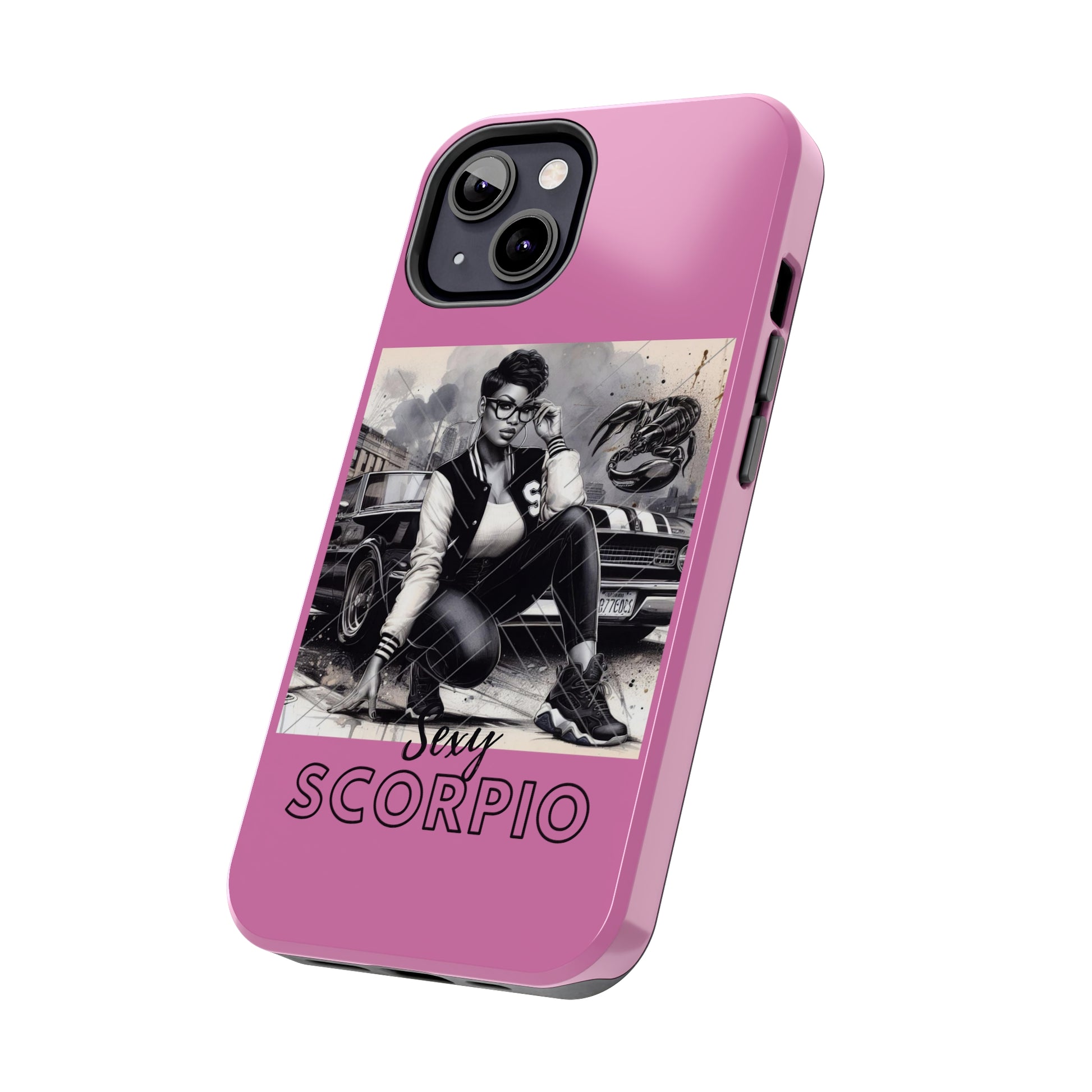 Scorpio Pink Tough Phone Cases - Phone Case