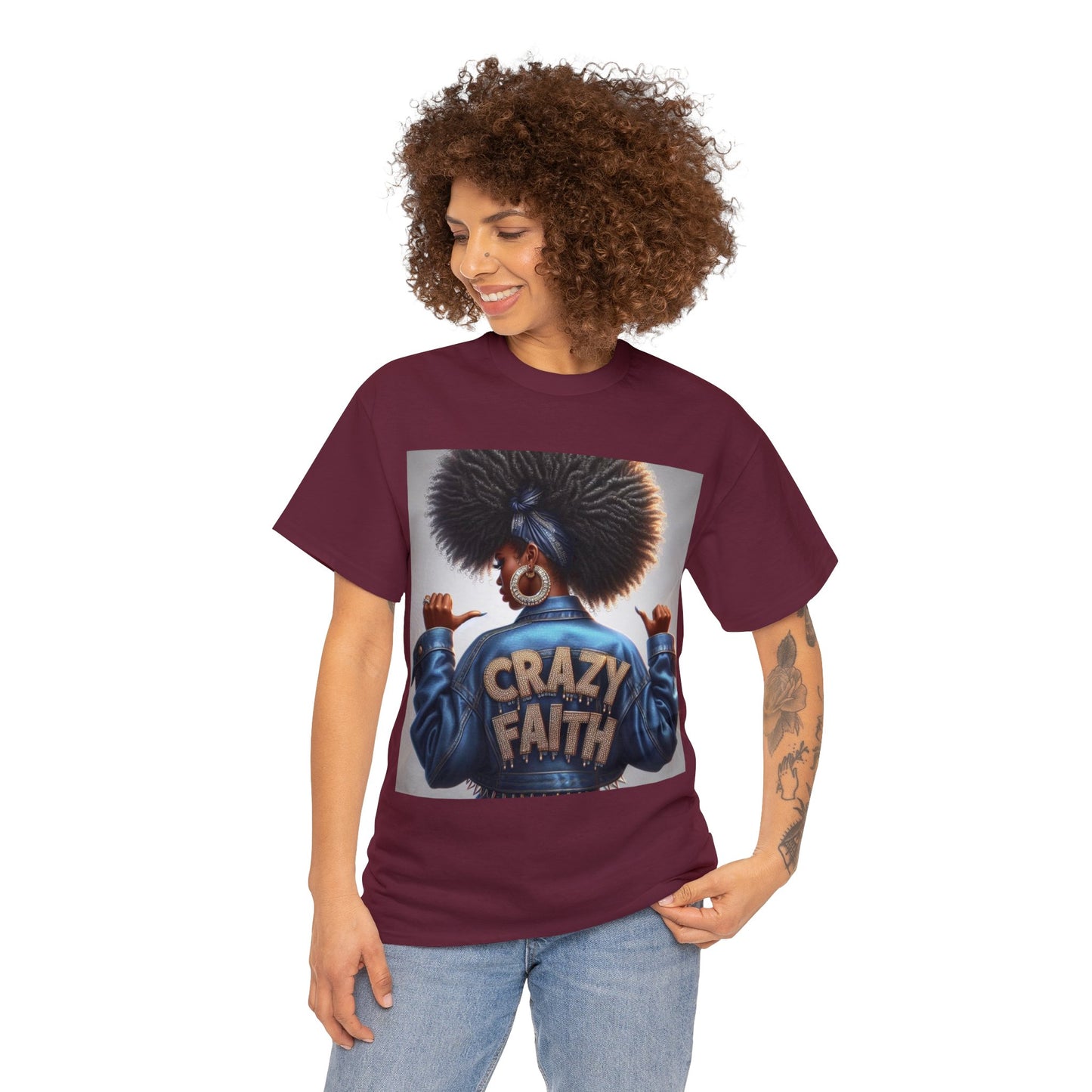 Crazy Faith Unisex Heavy Cotton Tee - T-Shirt