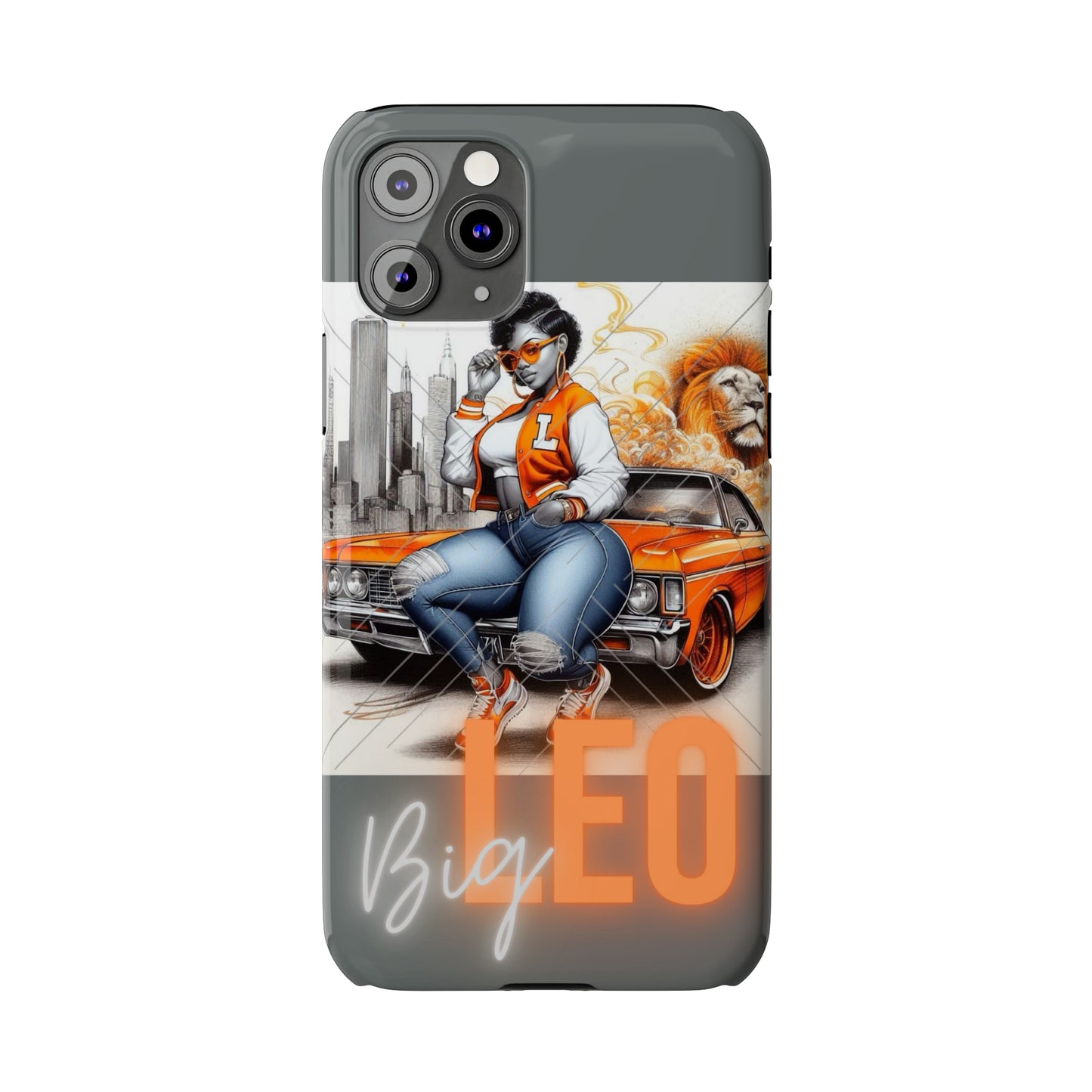 Leo Grey Phone Cases - Phone Case