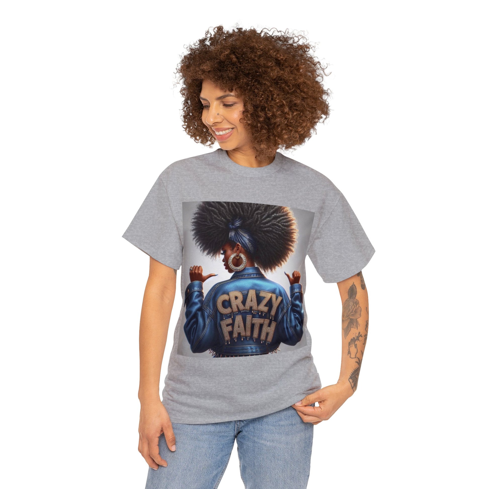 Crazy Faith Unisex Heavy Cotton Tee - T-Shirt