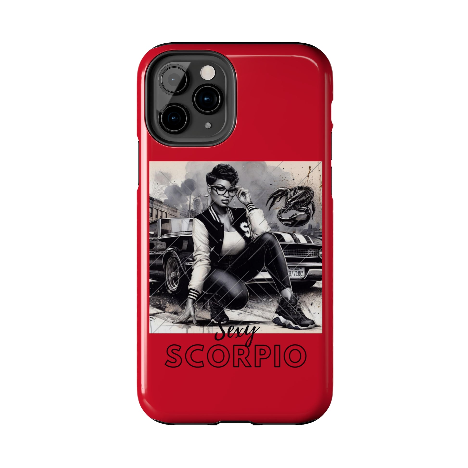 Scorpio Red Tough Phone Cases - Phone Case