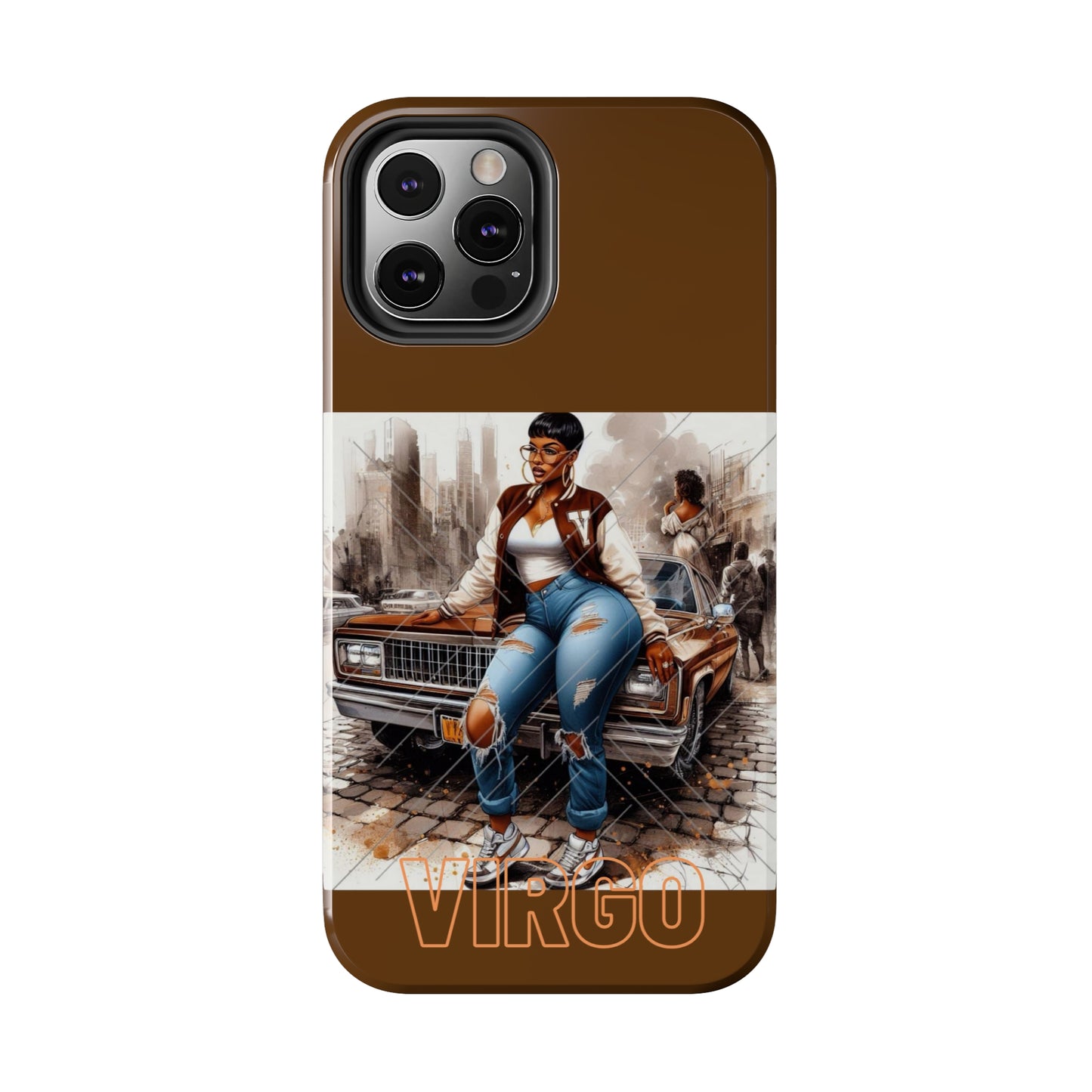 Virgo Brown Tough Phone Cases - Phone Case