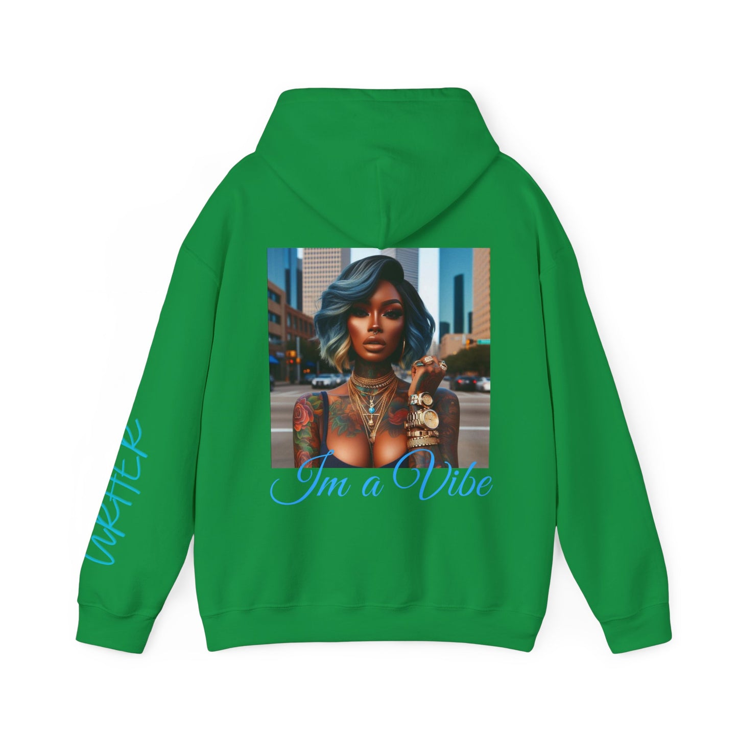 Im a Vibe bob Unisex Heavy Blend Hoodie - Irish Green / S - Hoodie