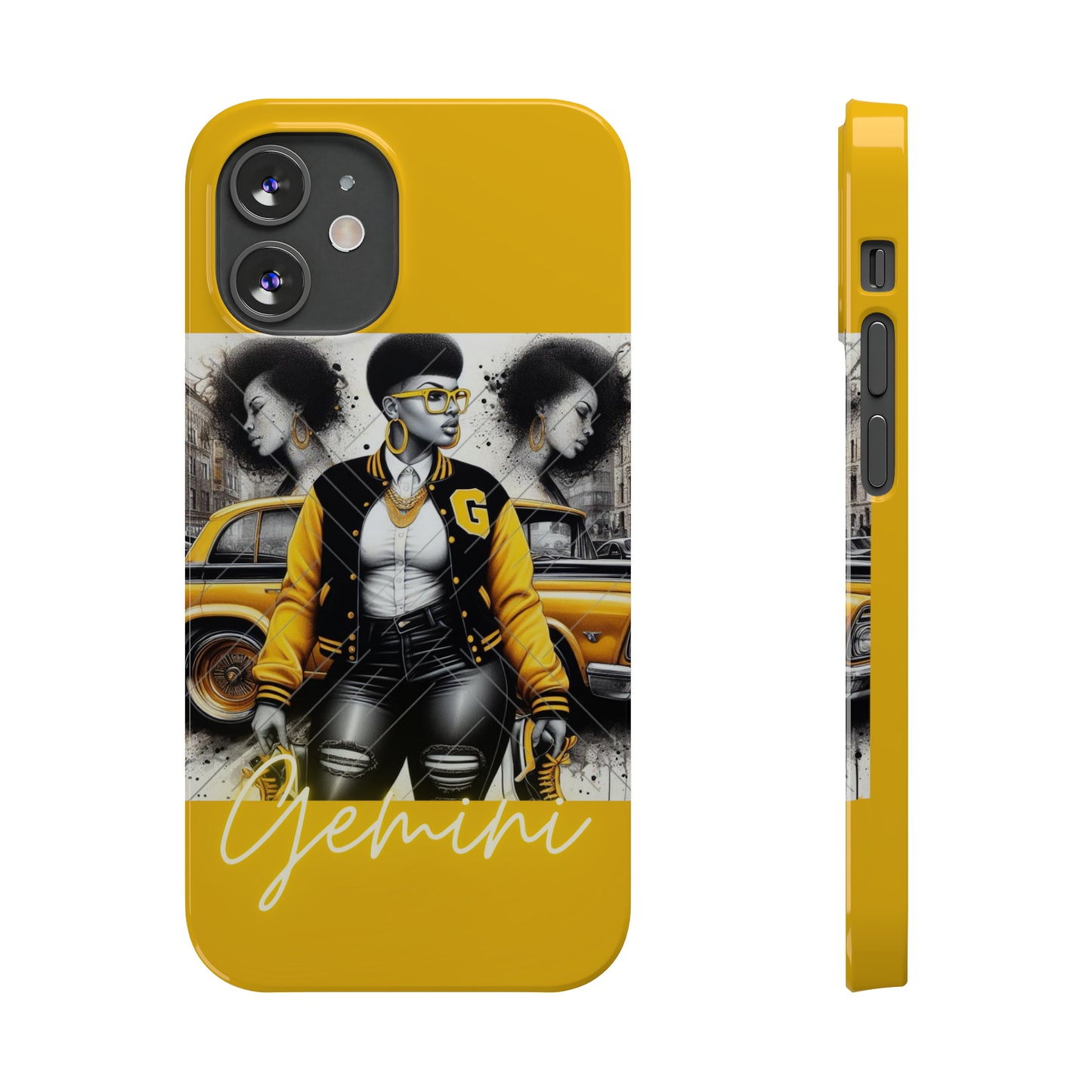 Gemini Gold Phone Cases - iPhone 12 Mini - Phone Case