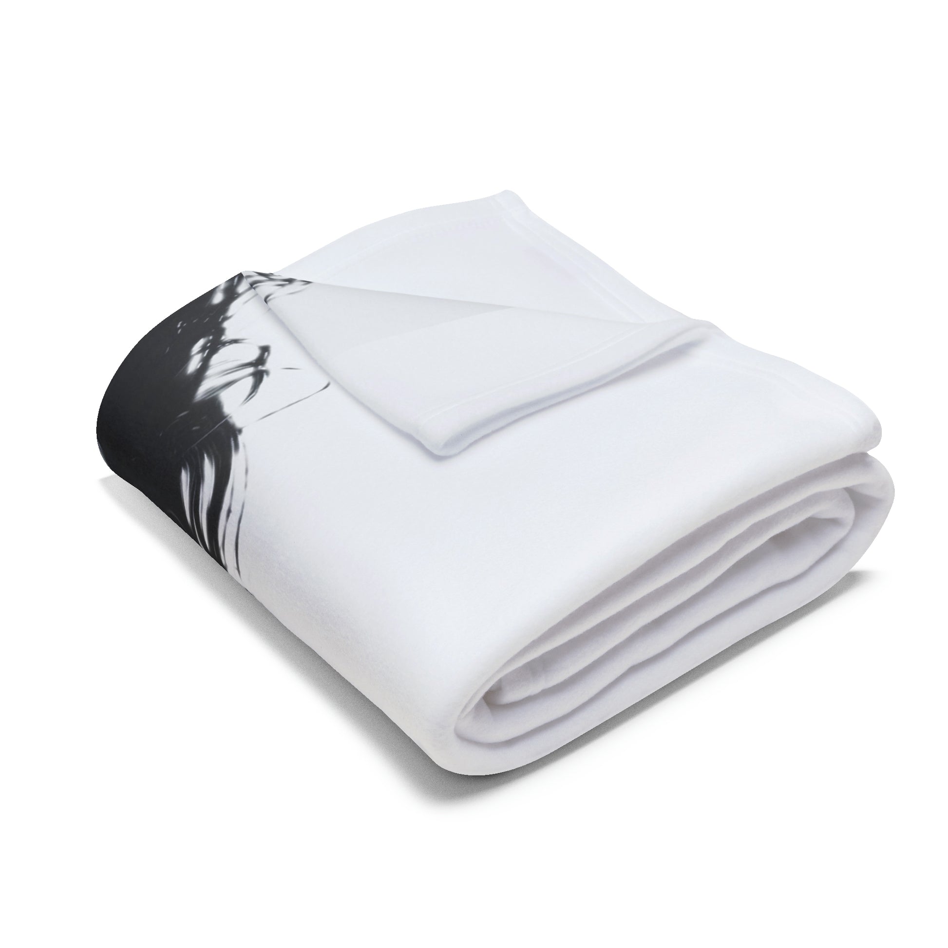 Be Bold White Arctic Fleece Blanket - Home Decor