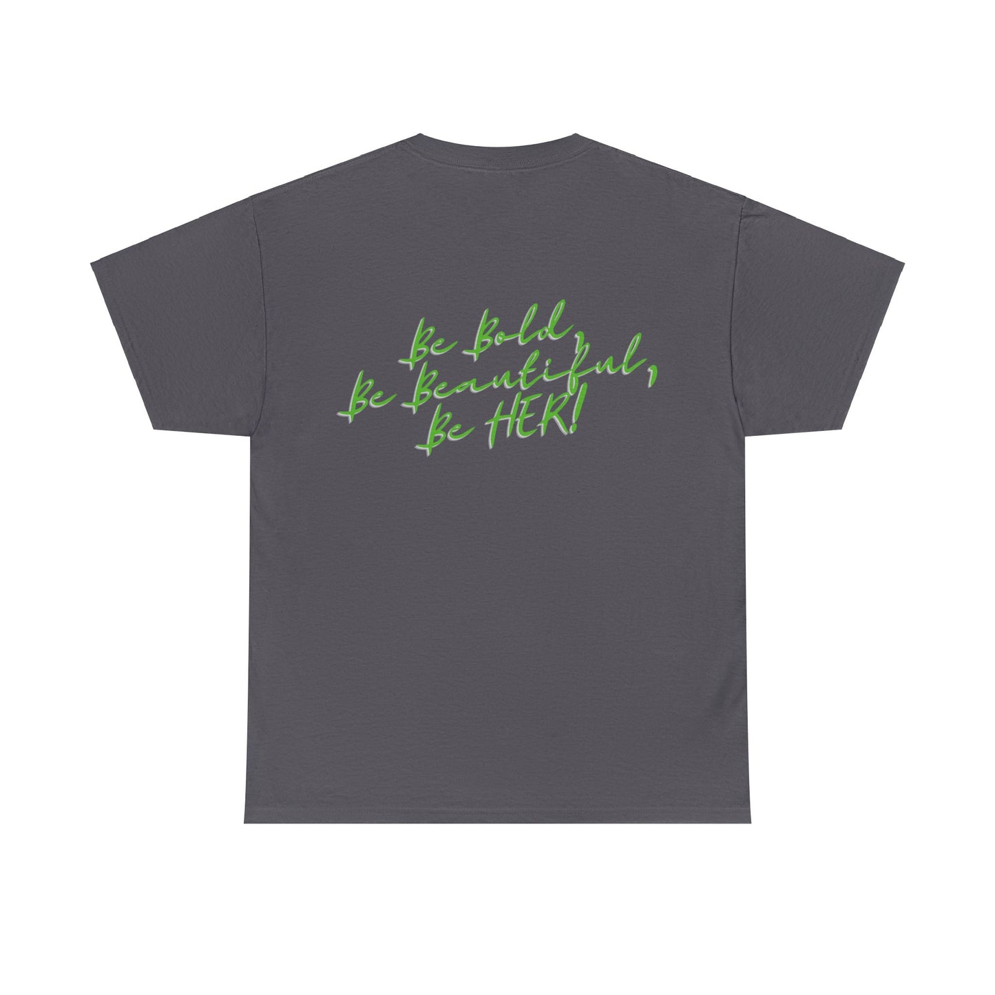 URHER Green Heavy Cotton Tee - T-Shirt