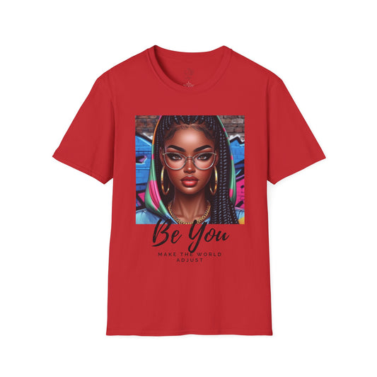 Be You Hoodie girl Unisex Softstyle T-Shirt - Red / S - T-Shirt