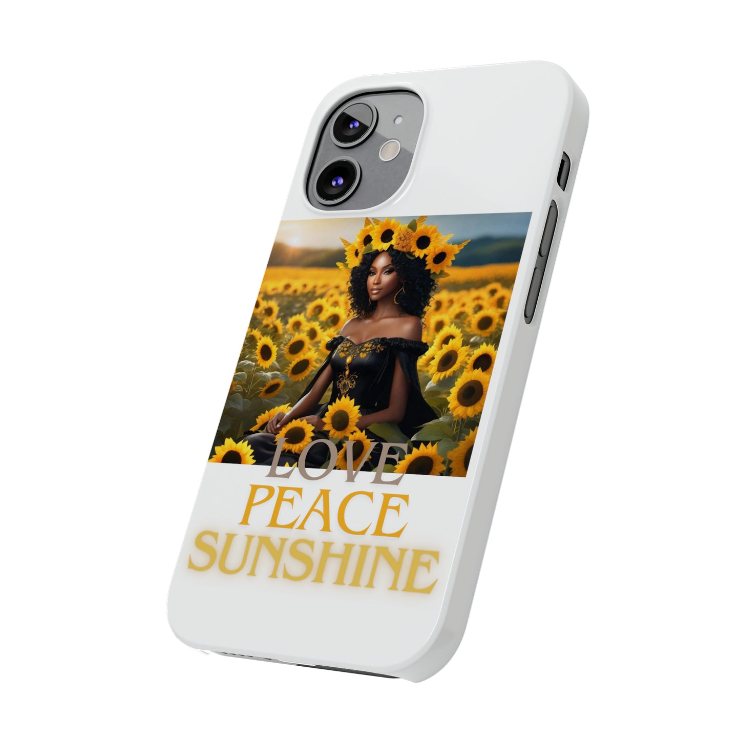 Sunshine Slim white Phone Cases - Phone Case