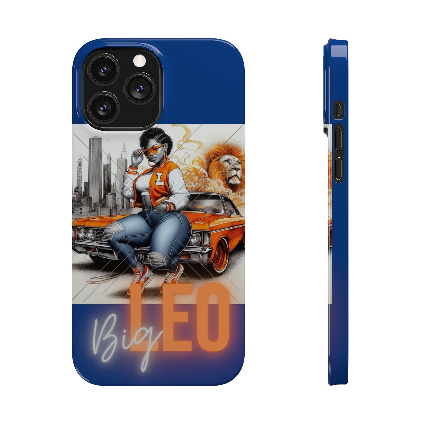 Leo Blue Phone Cases - iPhone 13 Pro Max - Phone Case