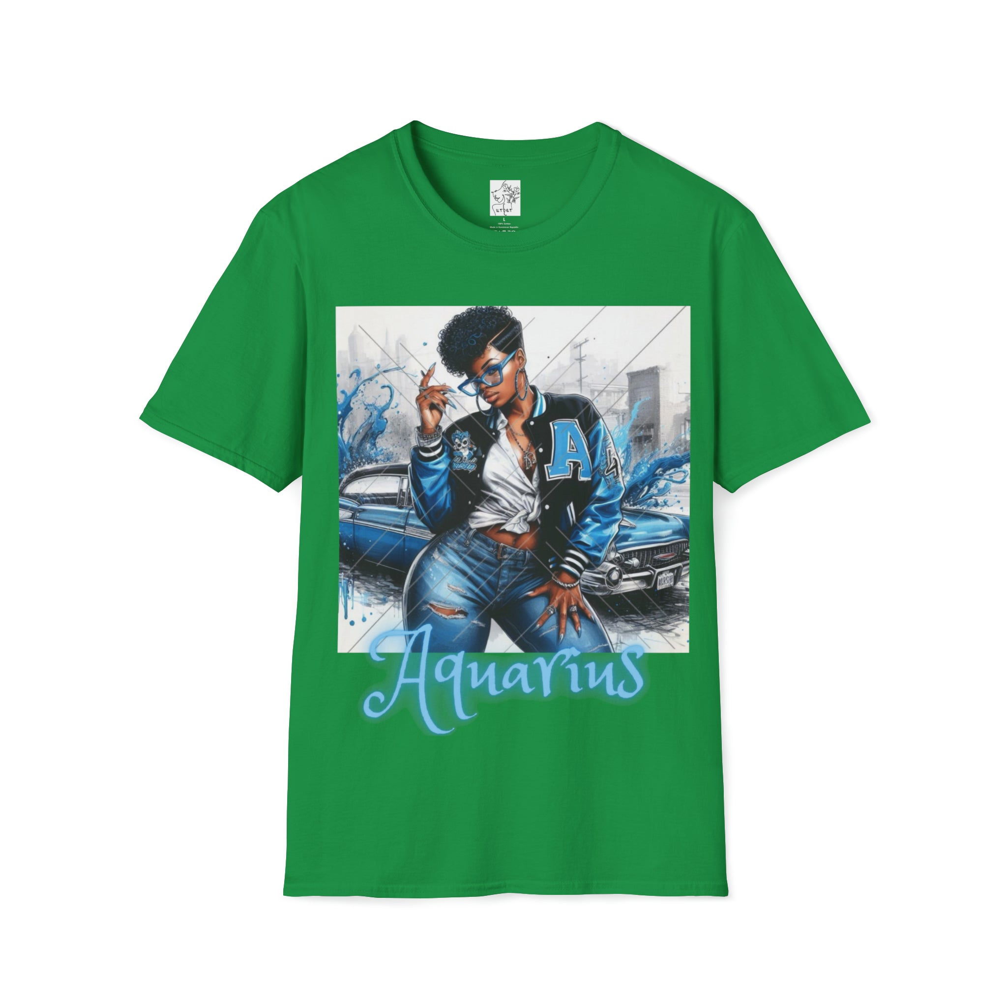 Aquarius Tee - Irish Green / S - T-Shirt