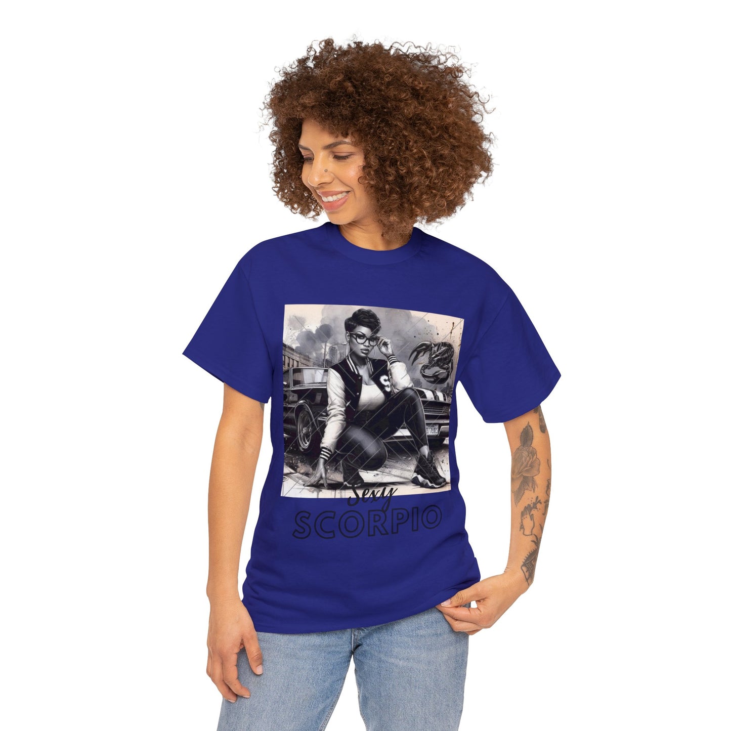 Sexy Scorpio Unisex Heavy Cotton Tee - T-Shirt