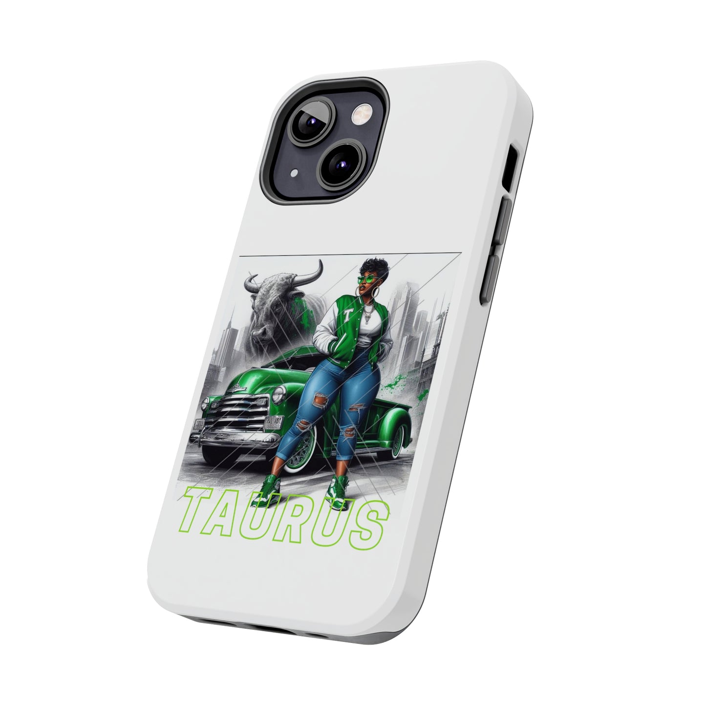 Taurus White Tough Phone Cases - Phone Case