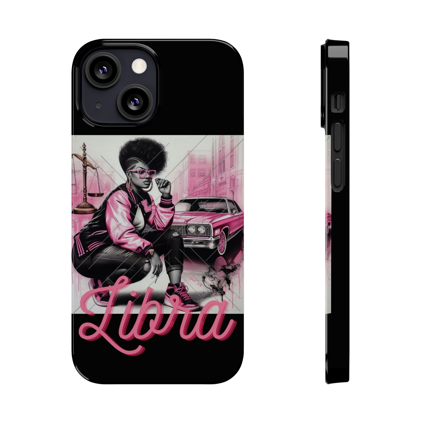 Libria Blk Phone Cases - iPhone 13 Mini - Phone Case