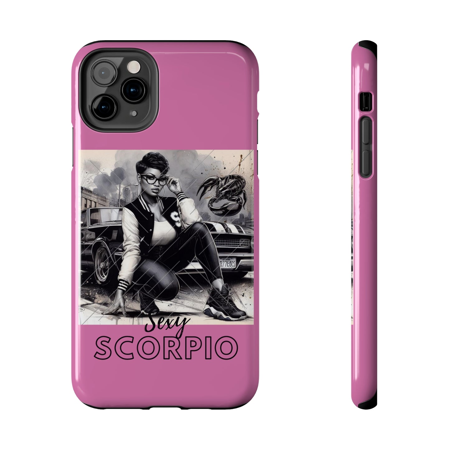 Scorpio Pink Tough Phone Cases - Phone Case