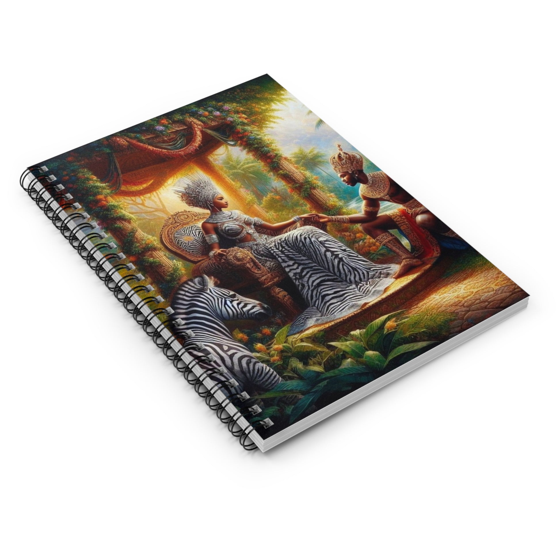 Zebra Queen Spiral Notebook - Ruled Line - One Size - Paper products