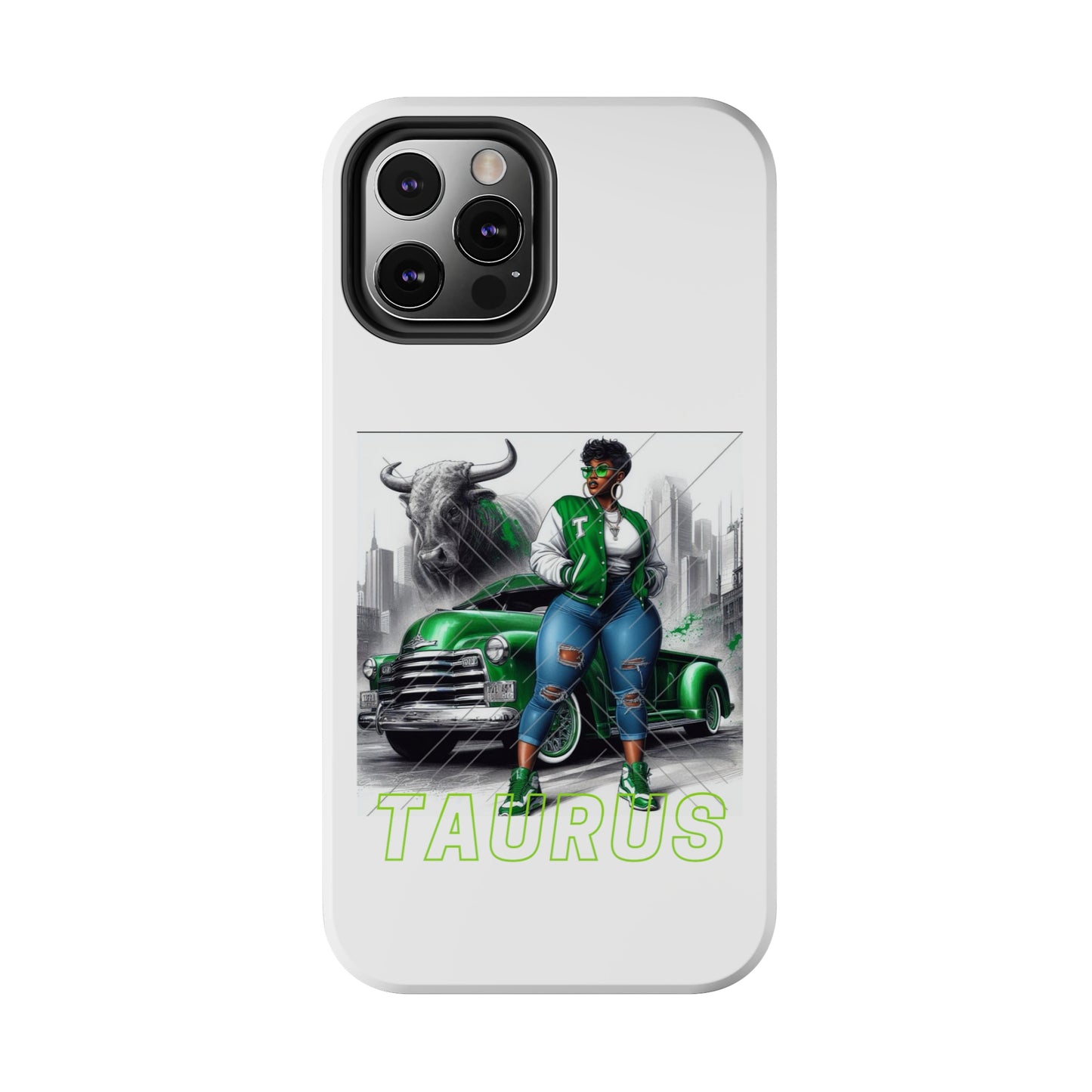 Taurus White Tough Phone Cases - Phone Case