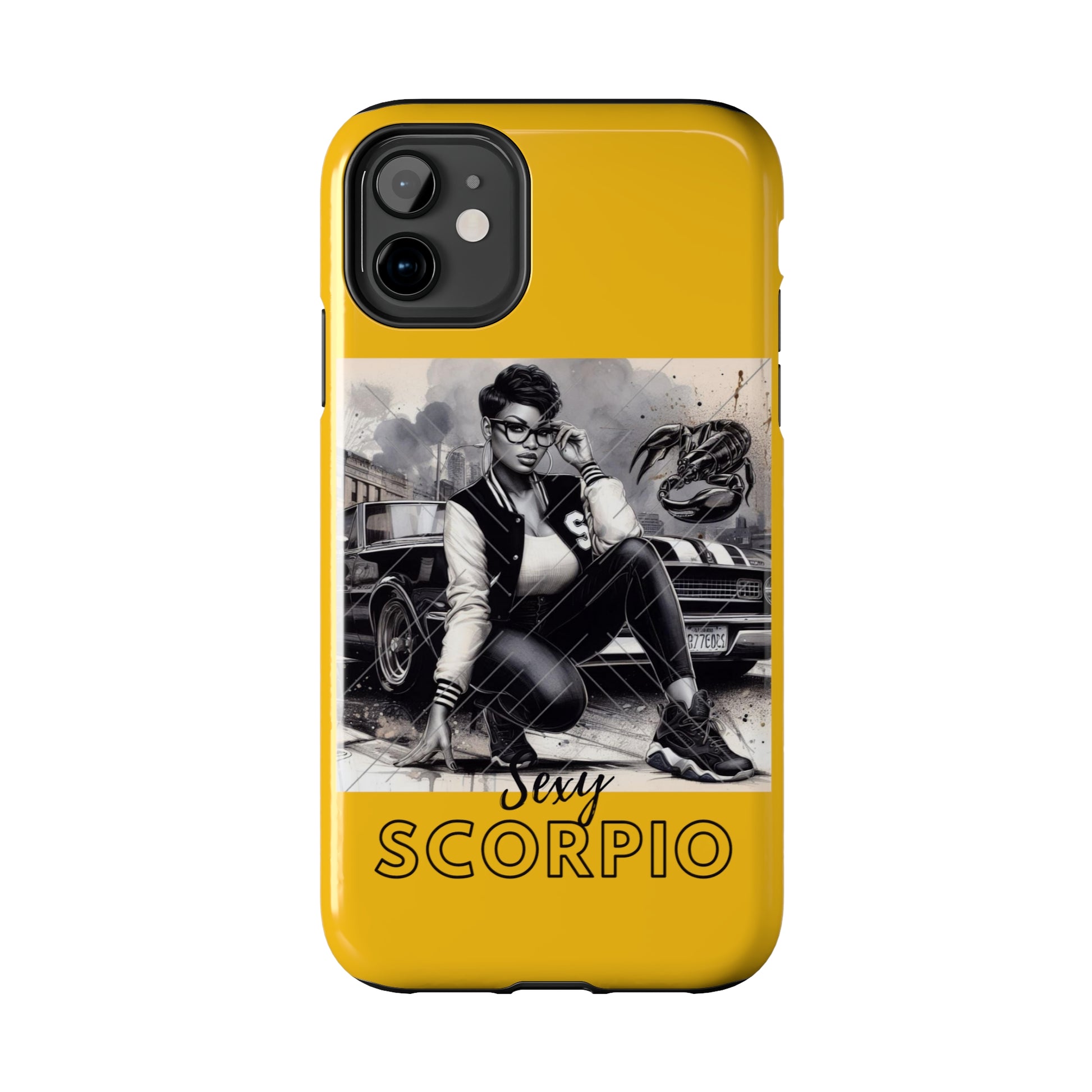 Scorpio Yellow Tough Phone Cases - Phone Case