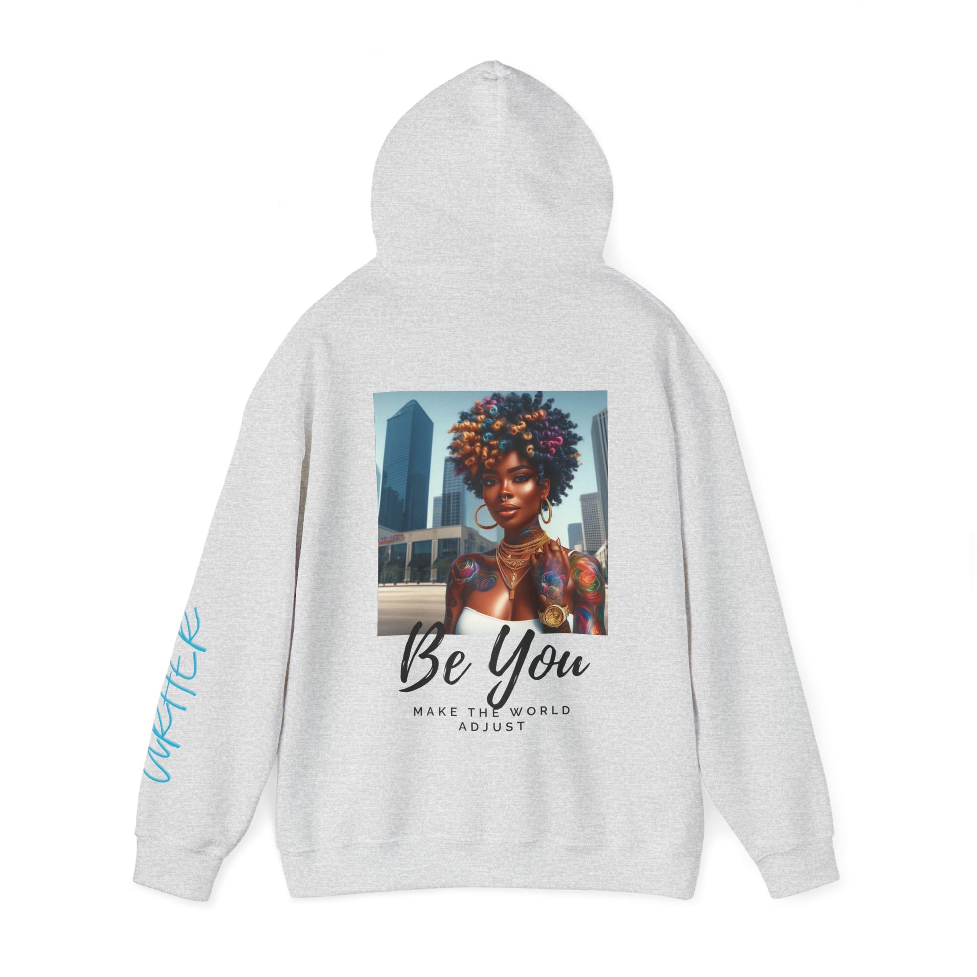 Be You Curly Unisex Heavy Blend Hoodie - Hoodie