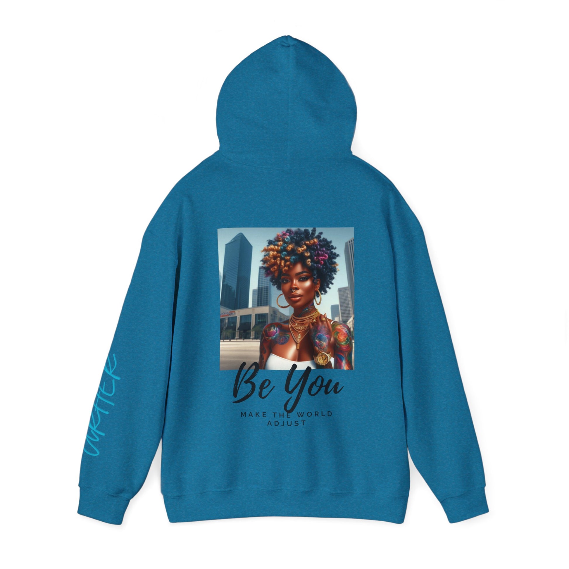 Be You Curly Unisex Heavy Blend Hoodie - Hoodie