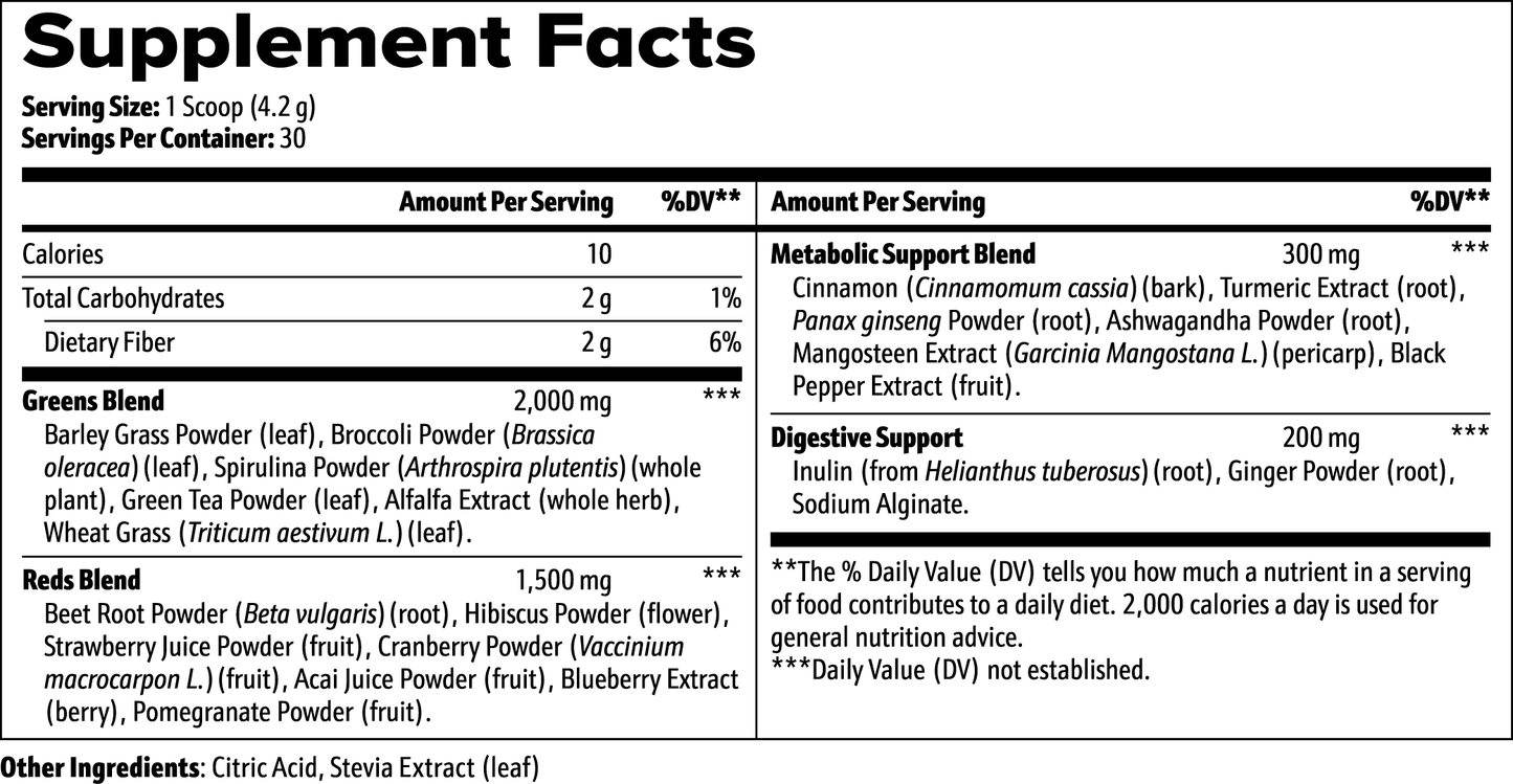 Greens Superfood - Vitamins & Minerals