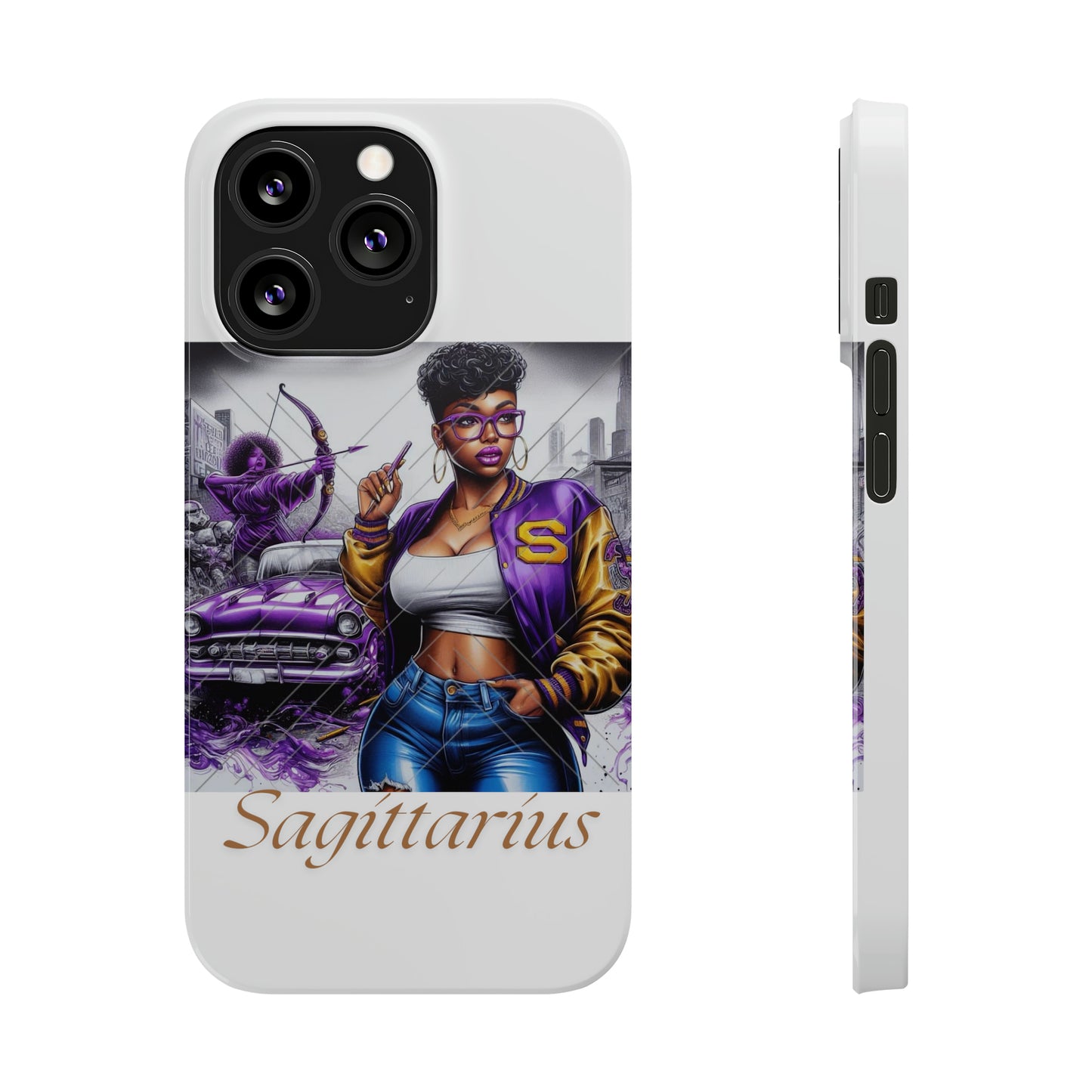 Sagittarius Slim Phone Cases - iPhone 13 Pro - Phone Case