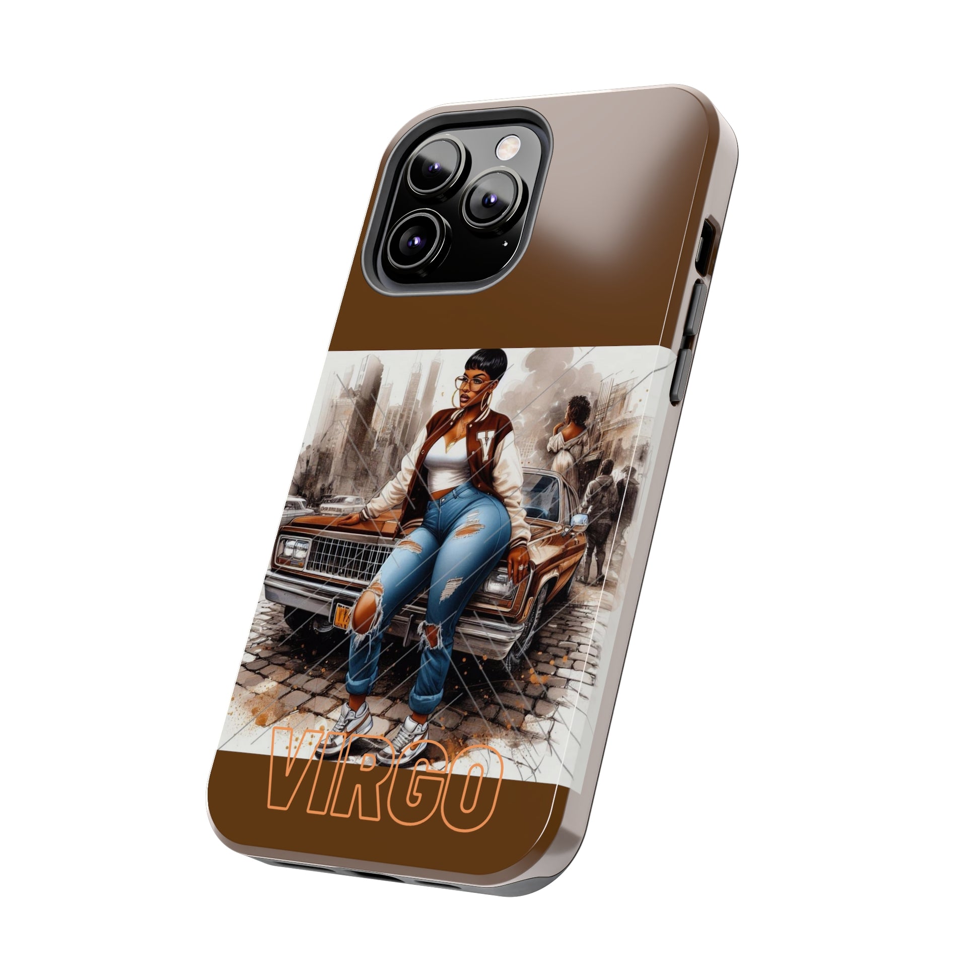 Virgo Brown Tough Phone Cases - Phone Case