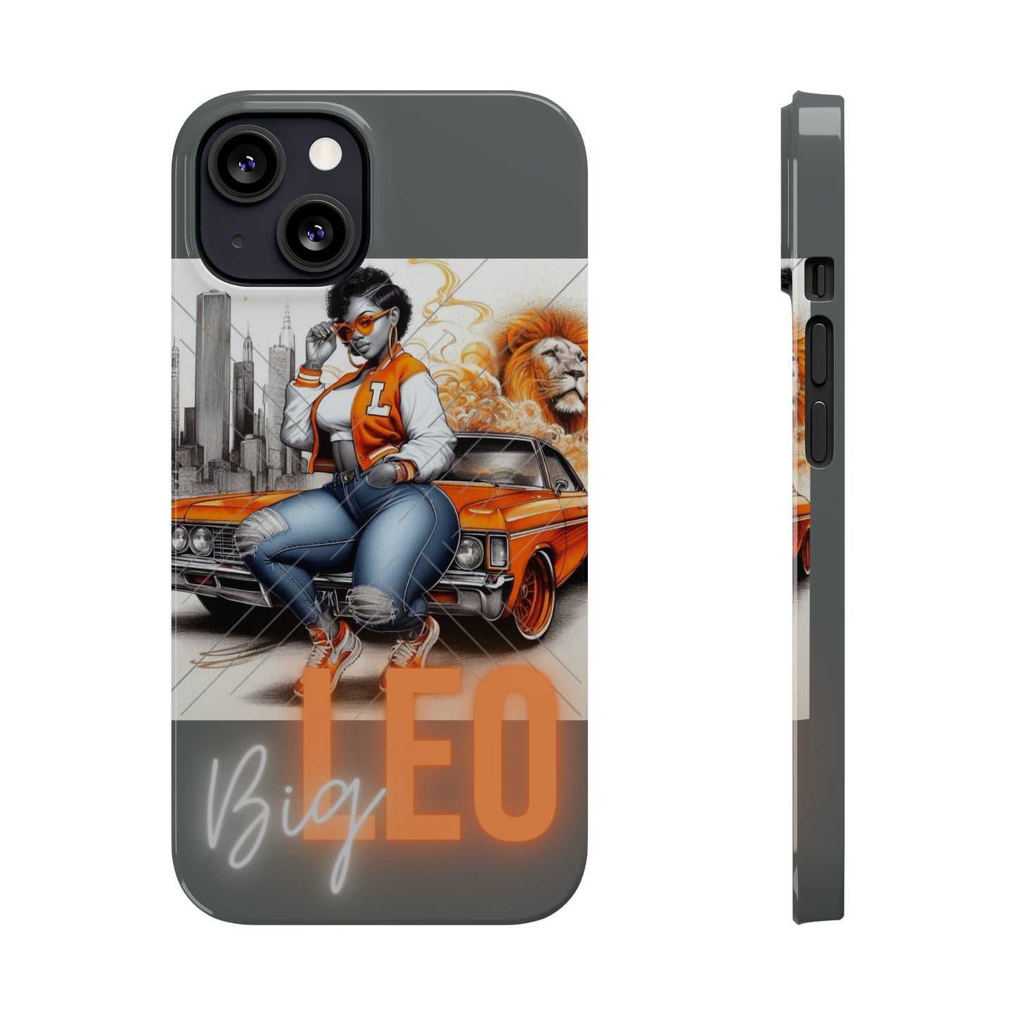 Leo Grey Phone Cases - iPhone 13 - Phone Case