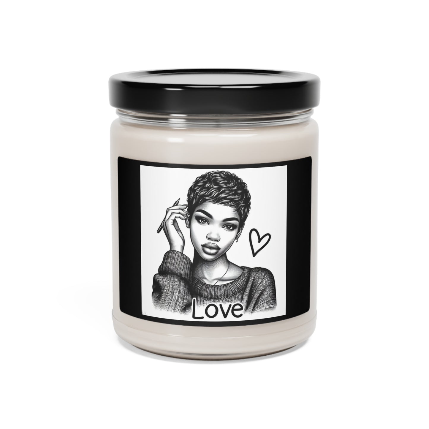 Love Scented Soy Candle 9oz - Home Decor