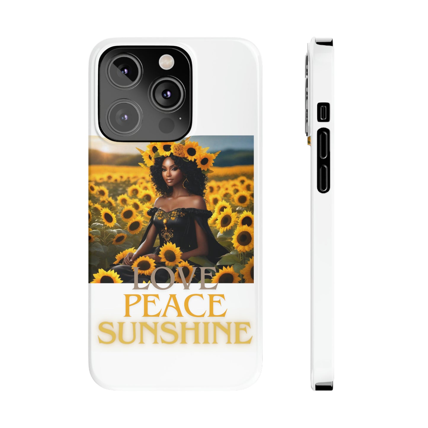 Sunshine Slim white Phone Cases - iPhone 14 Pro - Phone Case