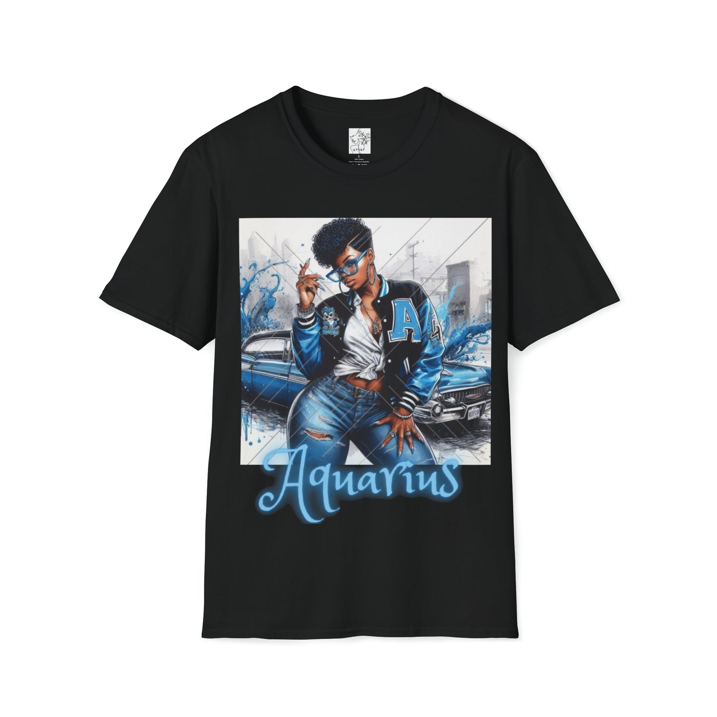 Aquarius Tee - Black / S - T-Shirt