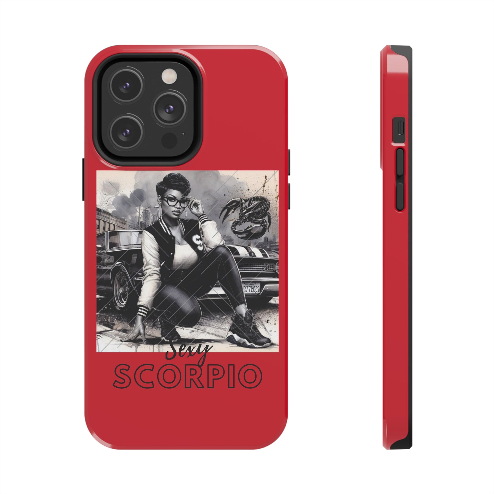 Scorpio Red Tough Phone Cases - Phone Case