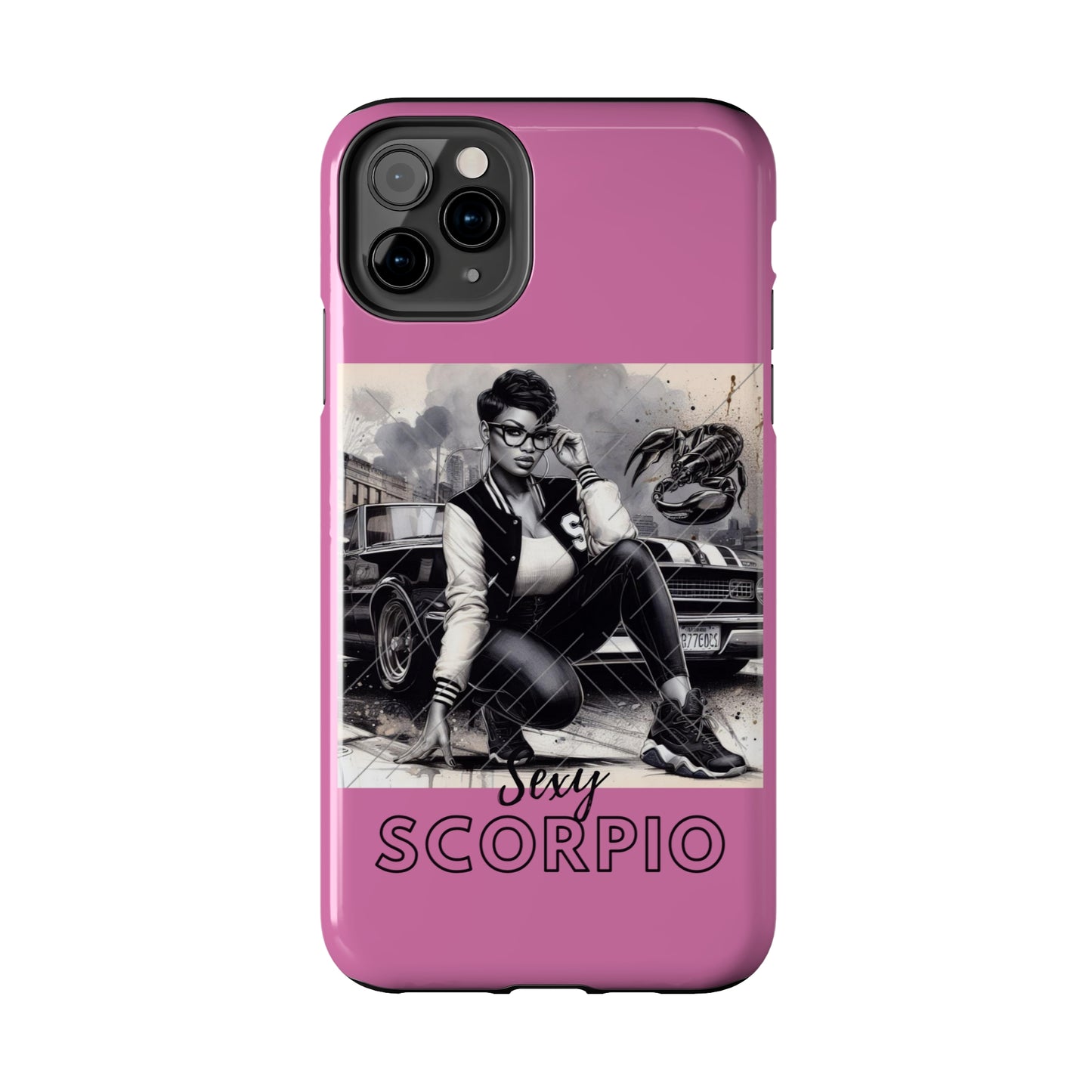 Scorpio Pink Tough Phone Cases - Phone Case