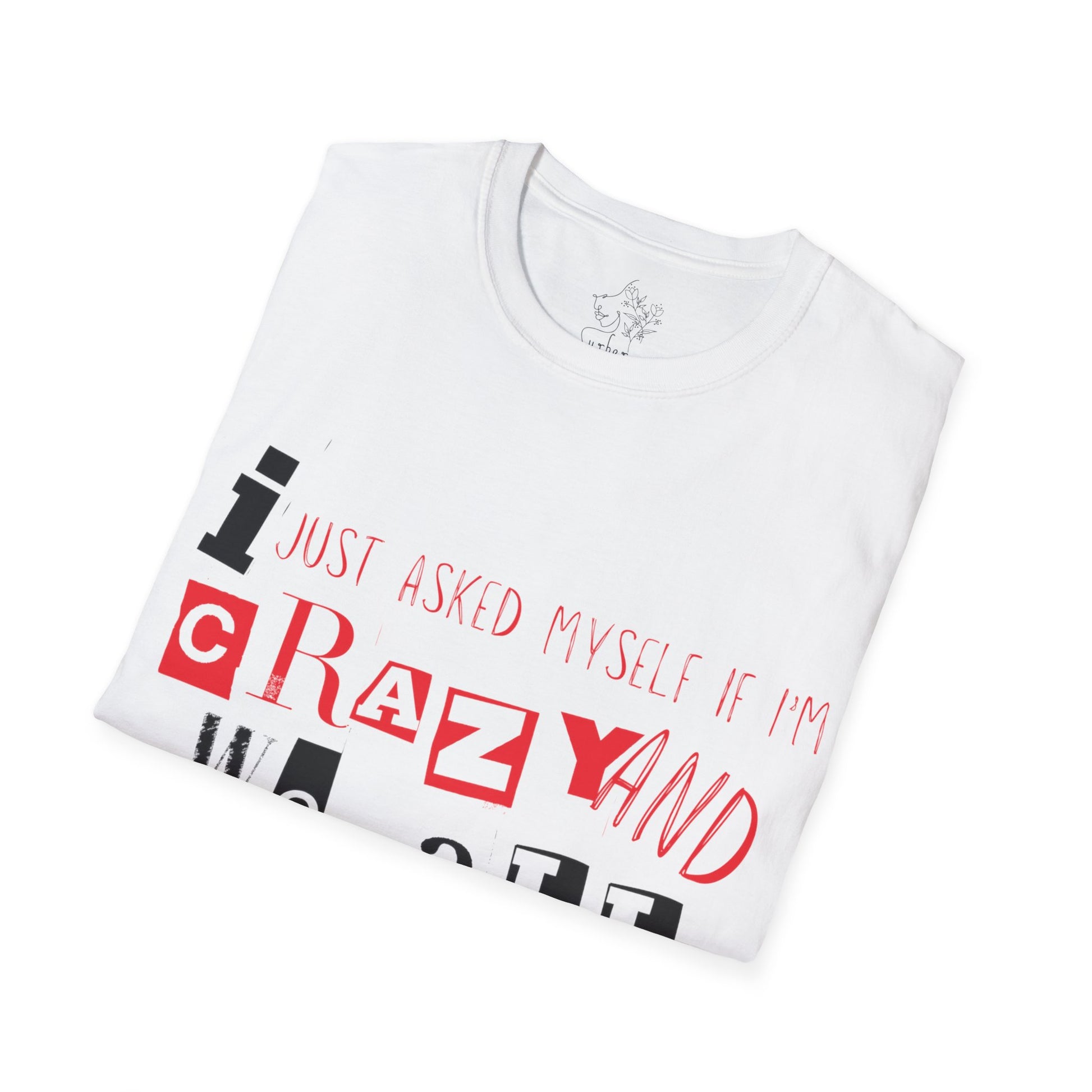 Crazy Red/blk Unisex Softstyle T-Shirt - T-Shirt