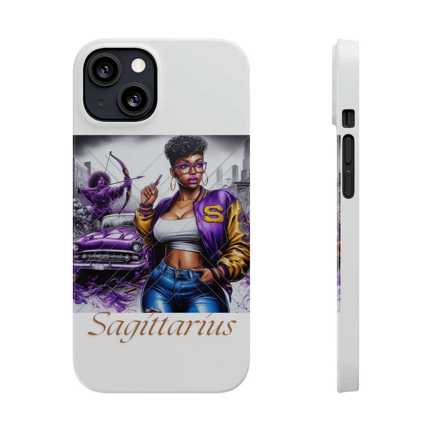 Sagittarius Slim Phone Cases - iPhone 13 - Phone Case