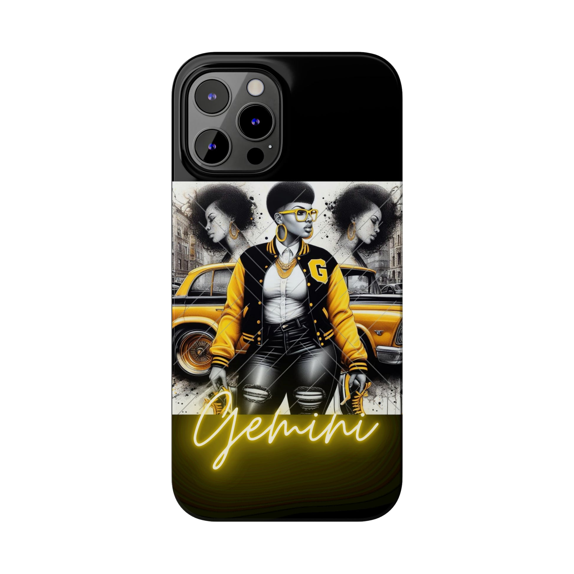 Gemini blk Phone Cases - Phone Case