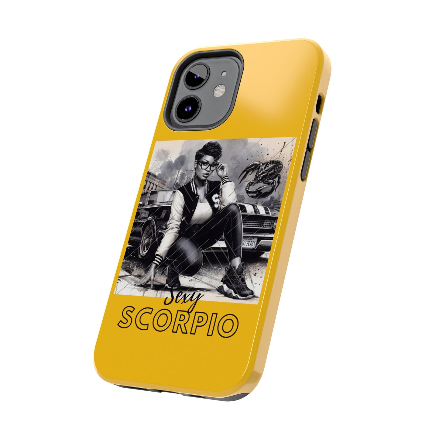 Scorpio Yellow Tough Phone Cases - Phone Case