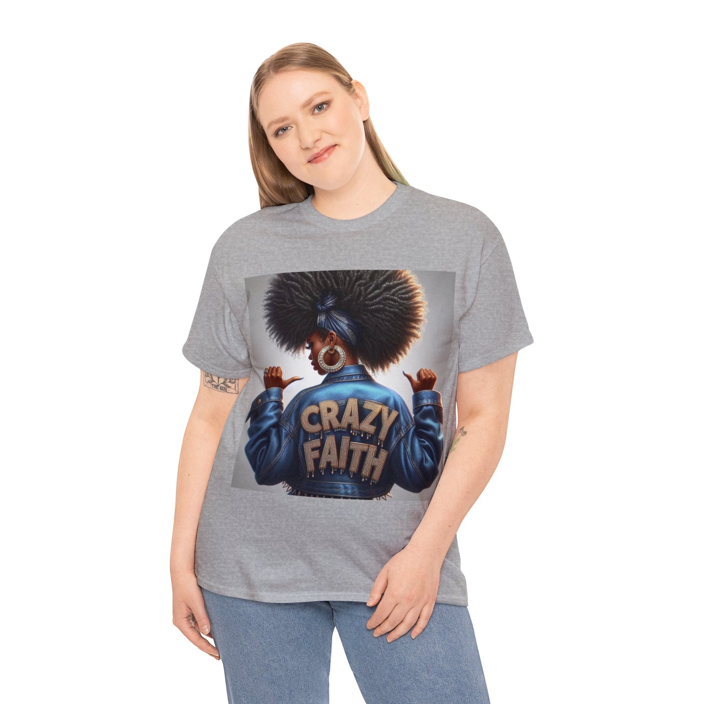 Crazy Faith Unisex Heavy Cotton Tee - T-Shirt