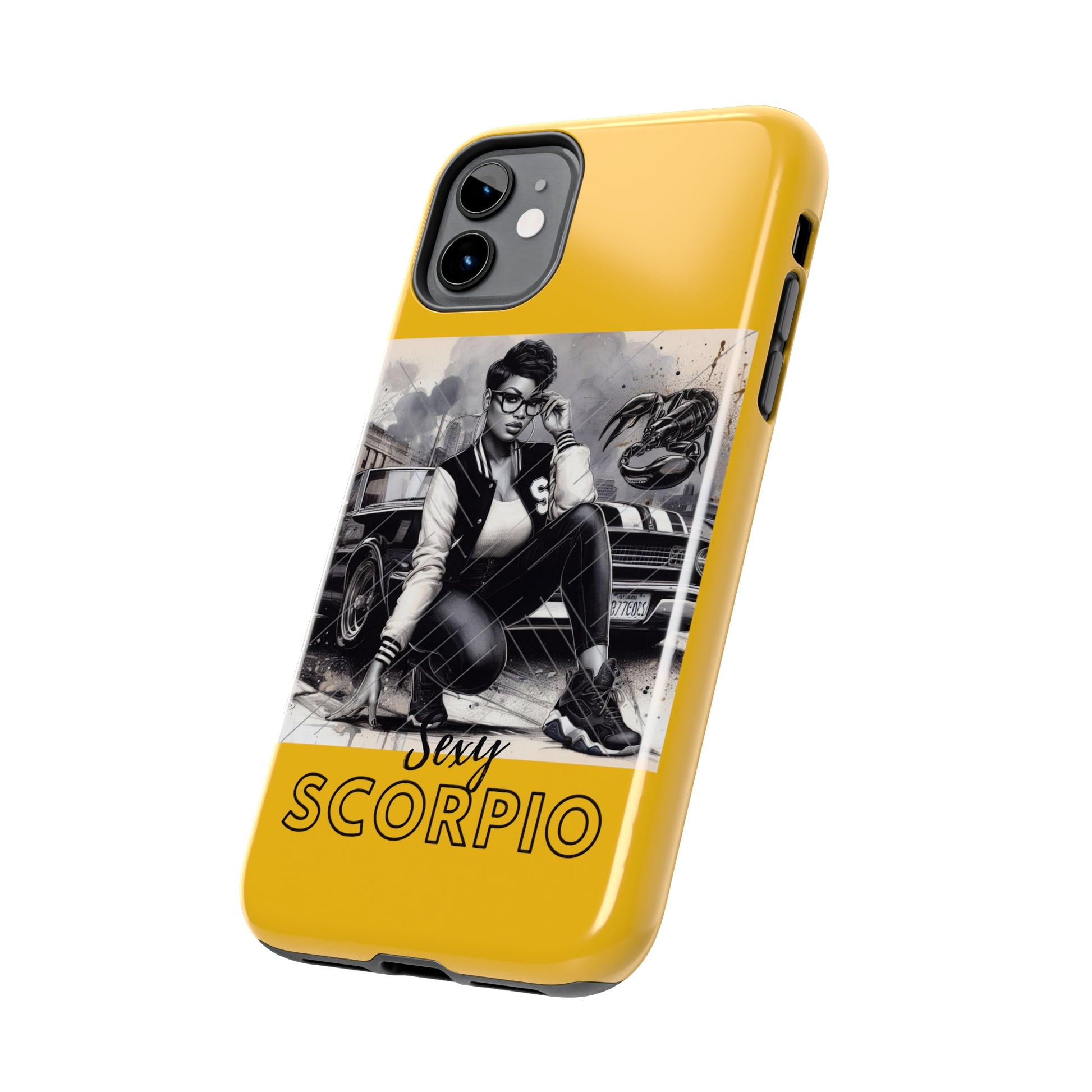 Scorpio Yellow Tough Phone Cases - Phone Case