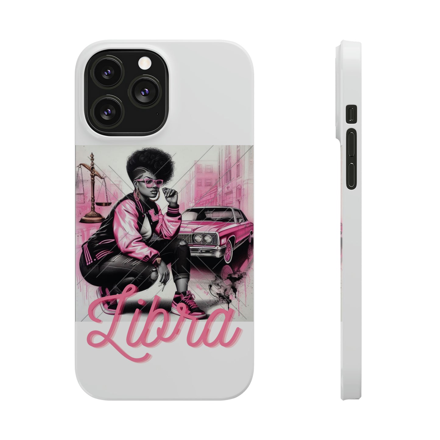 Libria White Phone Cases - iPhone 13 Pro Max - Phone Case