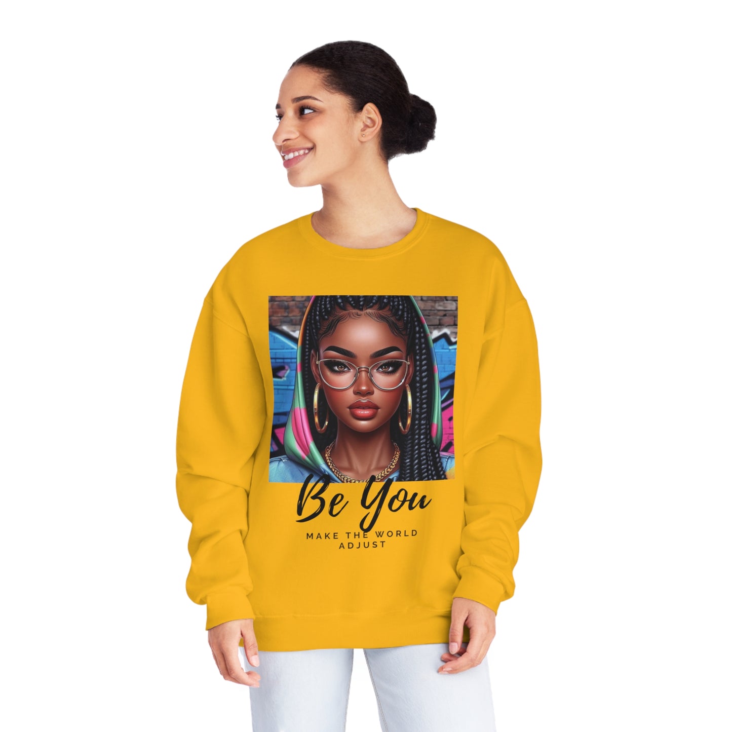 Be you Hoodie girl Unisex Crewneck Sweatshirt - Sweatshirt