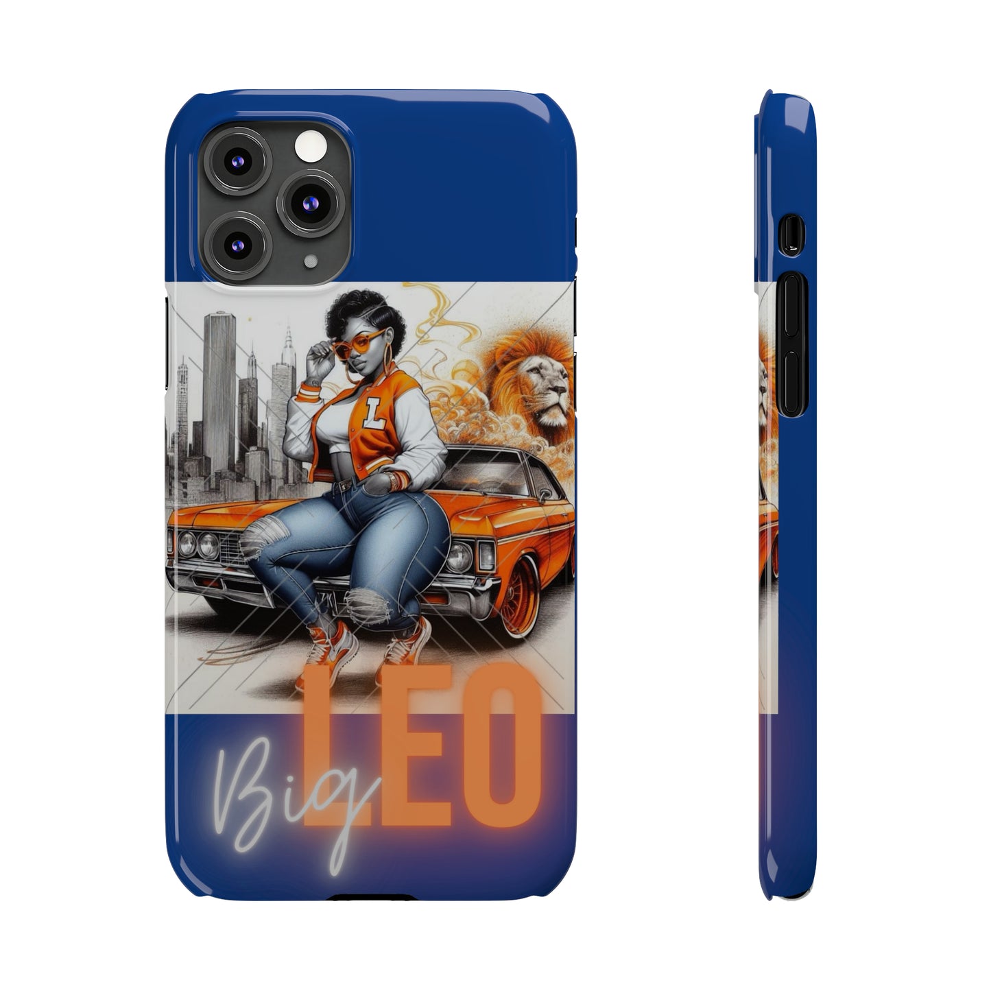 Leo Blue Phone Cases - iPhone 11 Pro - Phone Case