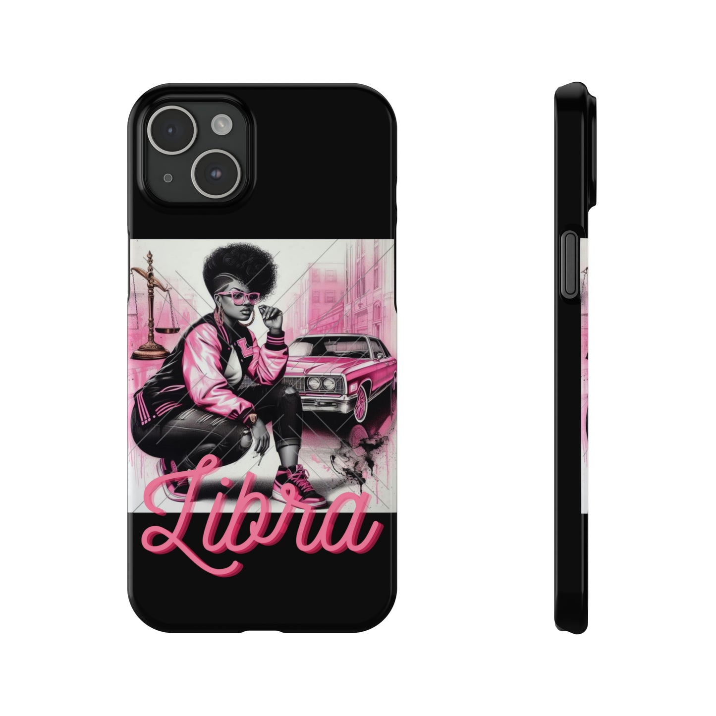 Libria Blk Phone Cases - iPhone 15 Plus - Phone Case