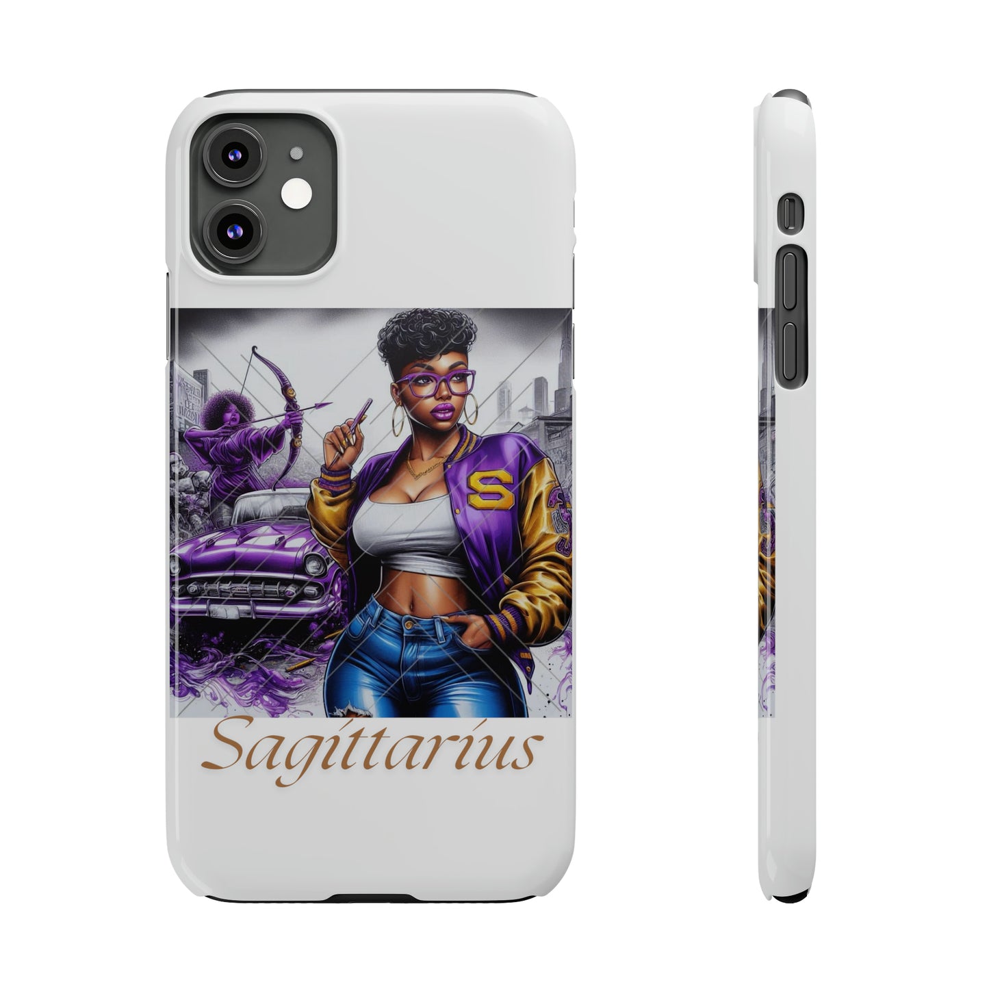 Sagittarius Slim Phone Cases - iPhone 11 - Phone Case