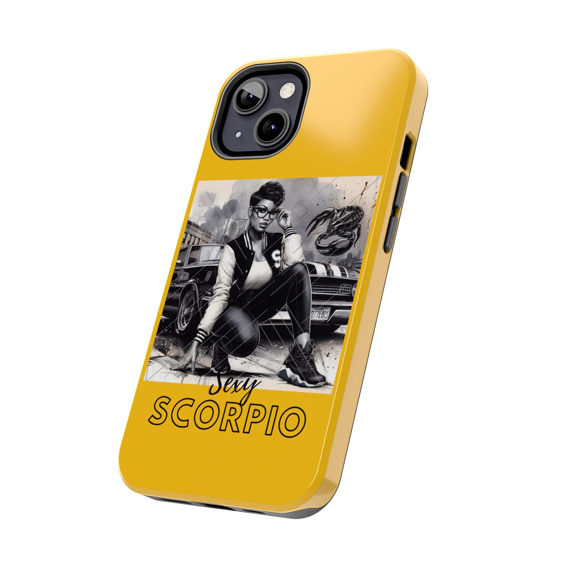 Scorpio Yellow Tough Phone Cases - Phone Case