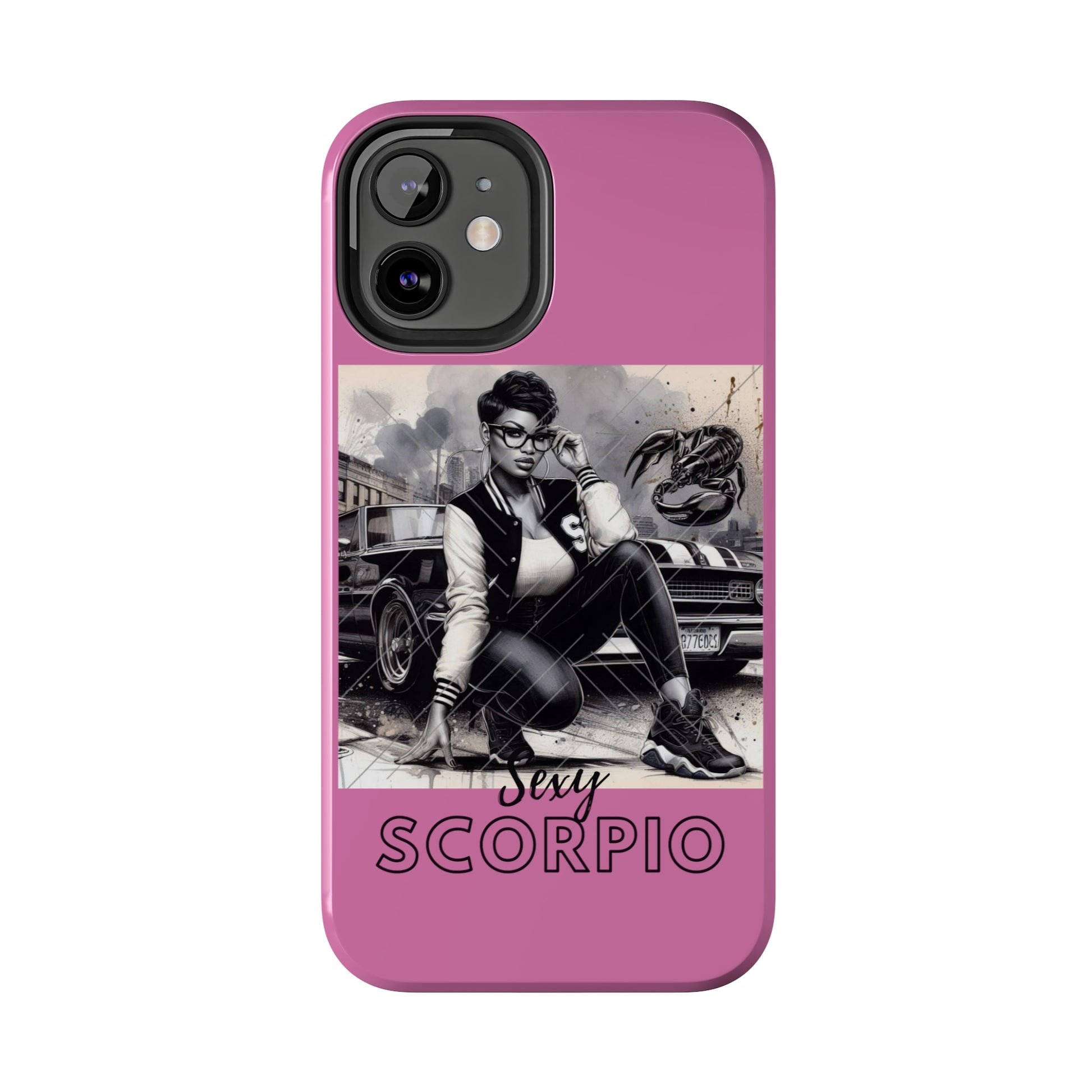 Scorpio Pink Tough Phone Cases - Phone Case